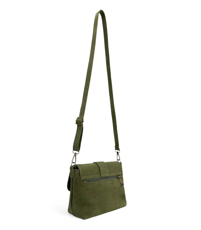 Sac à main en daim VERONE SUEDE Kaki