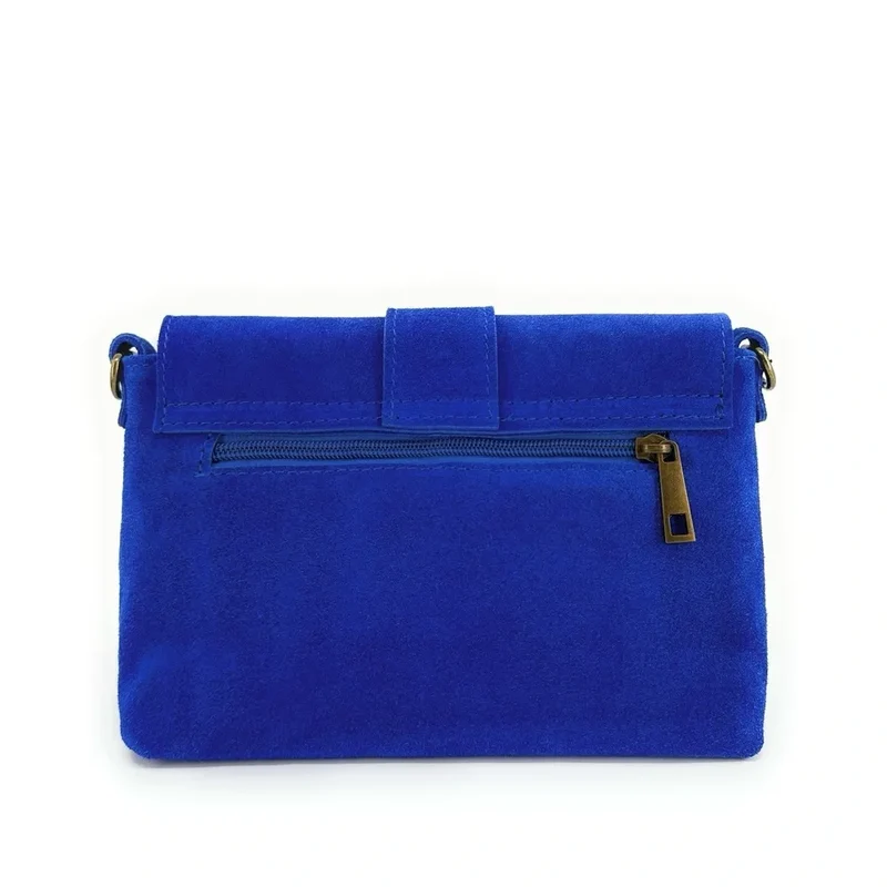 Sac à main en daim VERONE SUEDE Bleu roi
