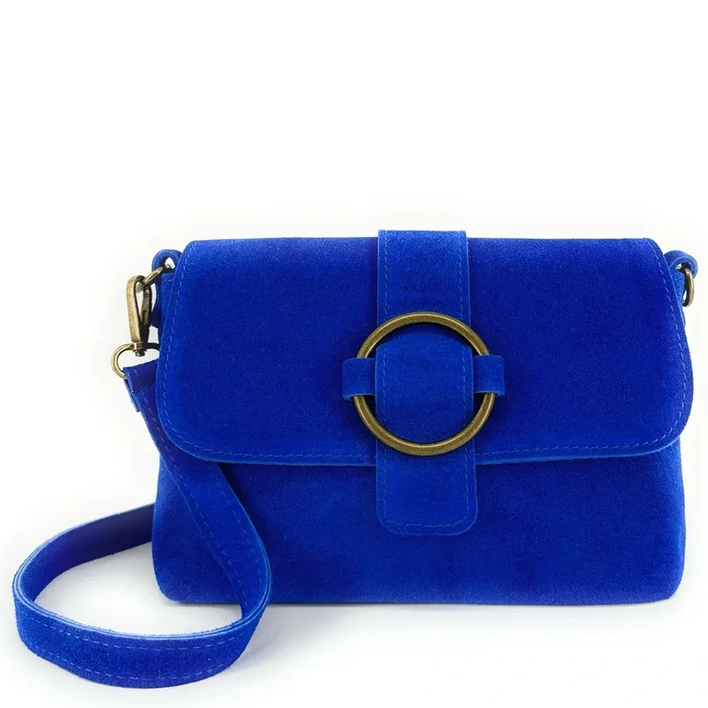 Sac à main en daim VERONE SUEDE Bleu roi