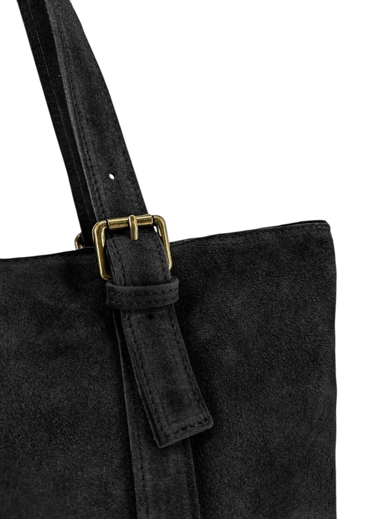 Sac cabas en daim TOKYO Noir