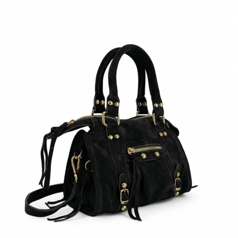 Mini-sac en daim STORM SUEDE NANO Noir