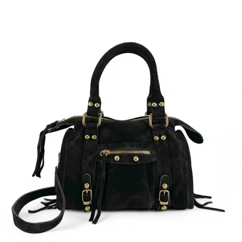 Mini-sac en daim STORM SUEDE NANO Noir
