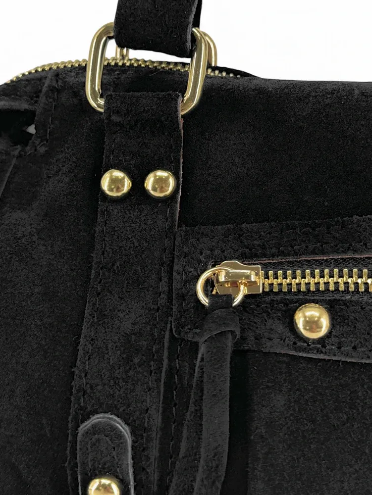 Mini-sac en daim STORM SUEDE NANO Noir