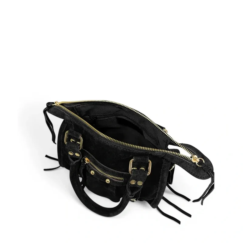 Mini-sac en daim STORM SUEDE NANO Noir