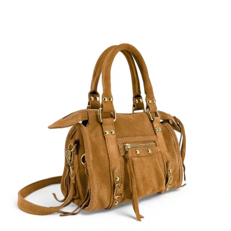 Mini-sac en daim STORM SUEDE NANO Camel