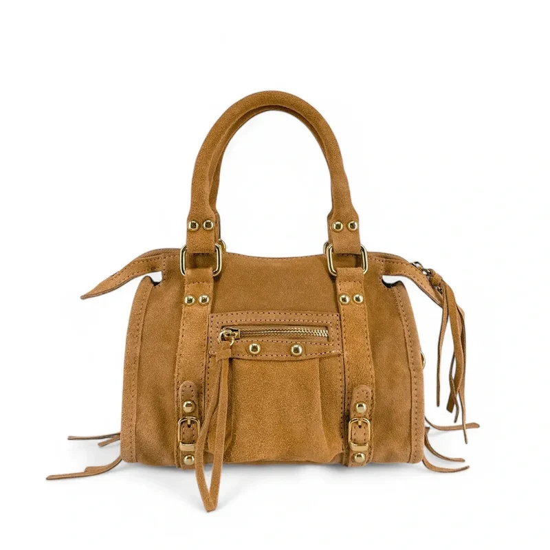 Mini-sac en daim STORM SUEDE NANO Camel