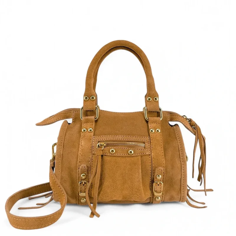 Mini-sac en daim STORM SUEDE NANO Camel