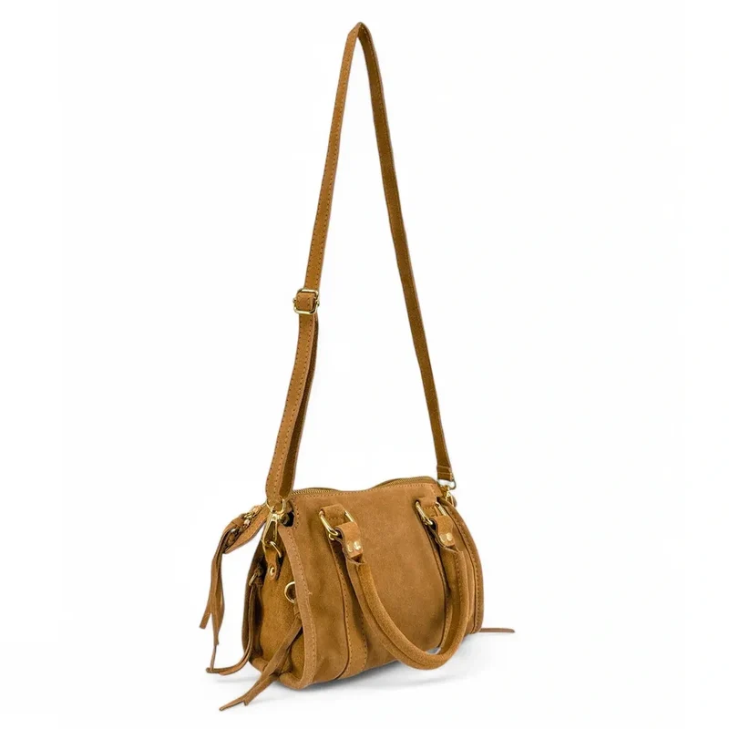 Mini-sac en daim STORM SUEDE NANO Camel