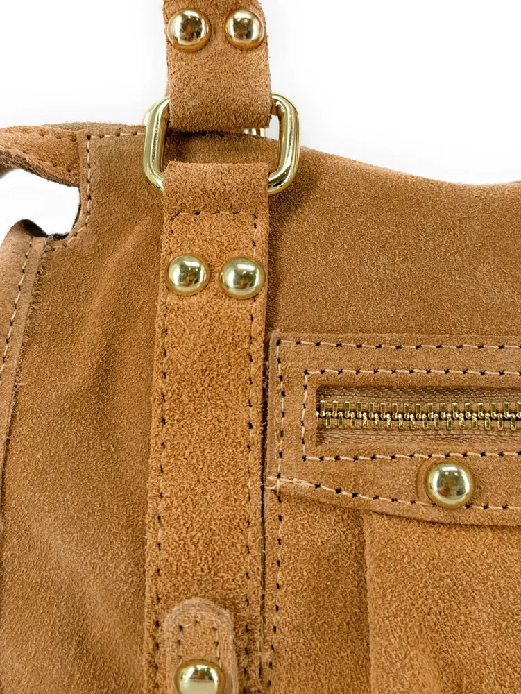 Mini-sac en daim STORM SUEDE NANO Camel