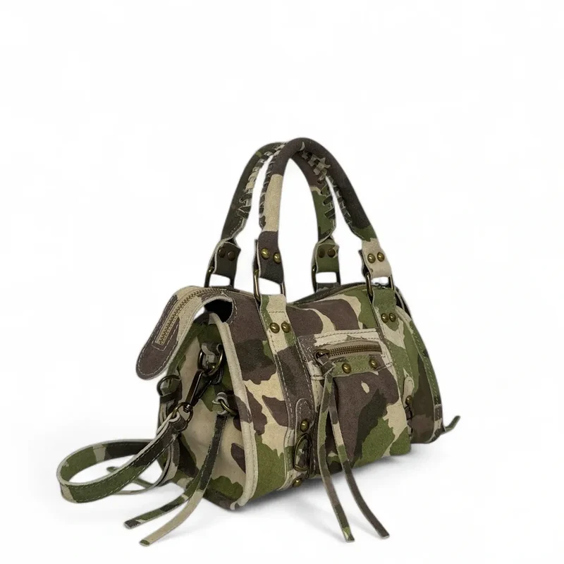 Mini sac en daim imprimée SANDSTORM MINI JUNGLE Camouflage