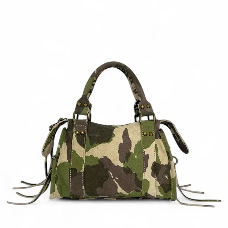 Mini sac en daim imprimée SANDSTORM MINI JUNGLE Camouflage