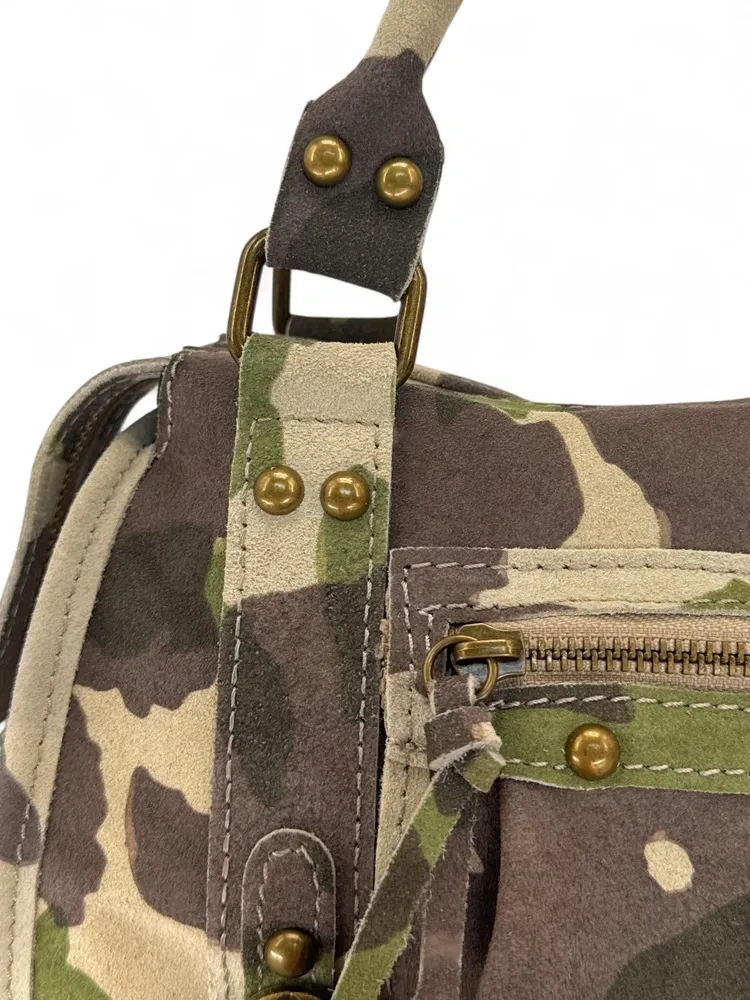 Mini sac en daim imprimée SANDSTORM MINI JUNGLE Camouflage