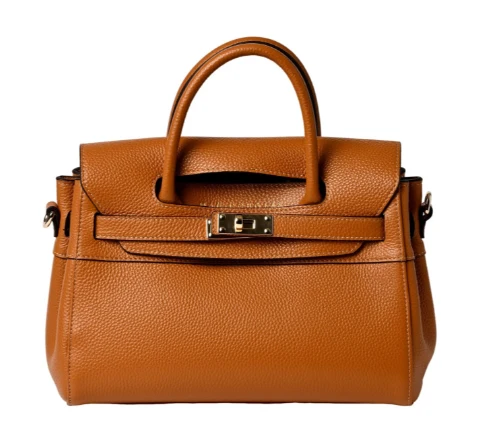 Pylad ALBA petit sac à main cuir Châtain