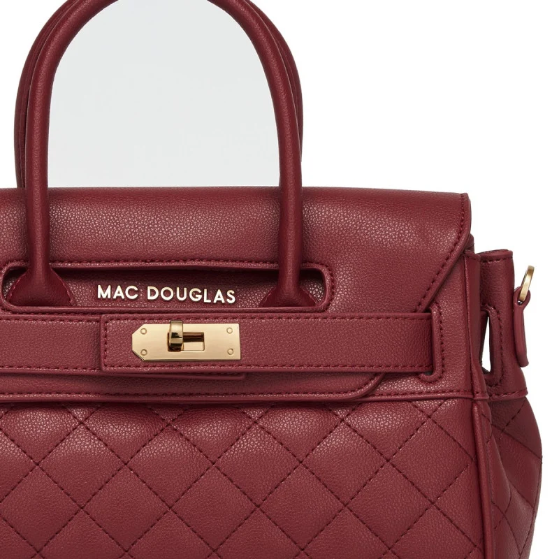 Pyla 2 MILO petit sac à main Mac Douglas matelassé Carmin