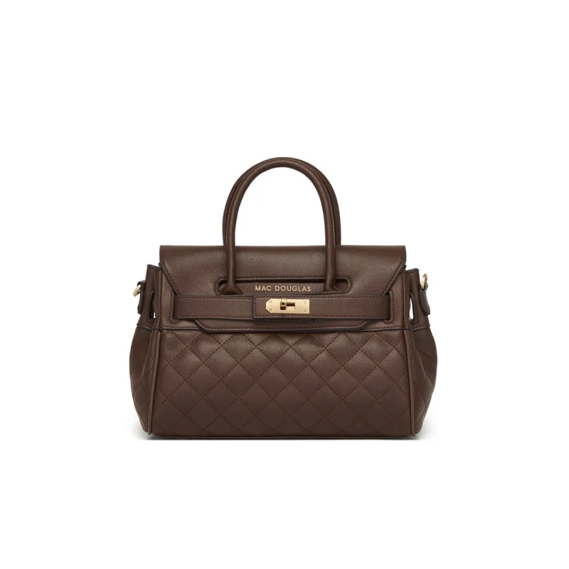 Pyla 2 MILO petit sac à main matelassé Moka