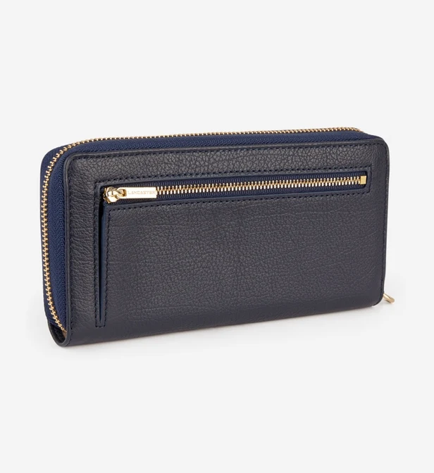 Portefeuille compagnon LANCASTER Dune Bleu Foncé