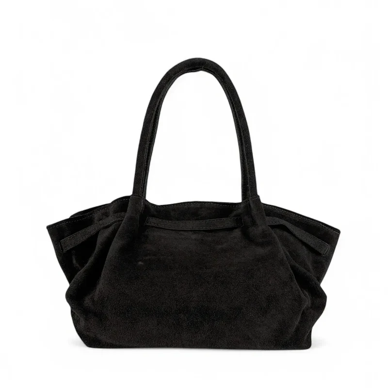 Sac cabas loose en daim ALANA Noir