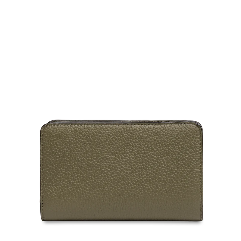 Rectangular zip compact wallet