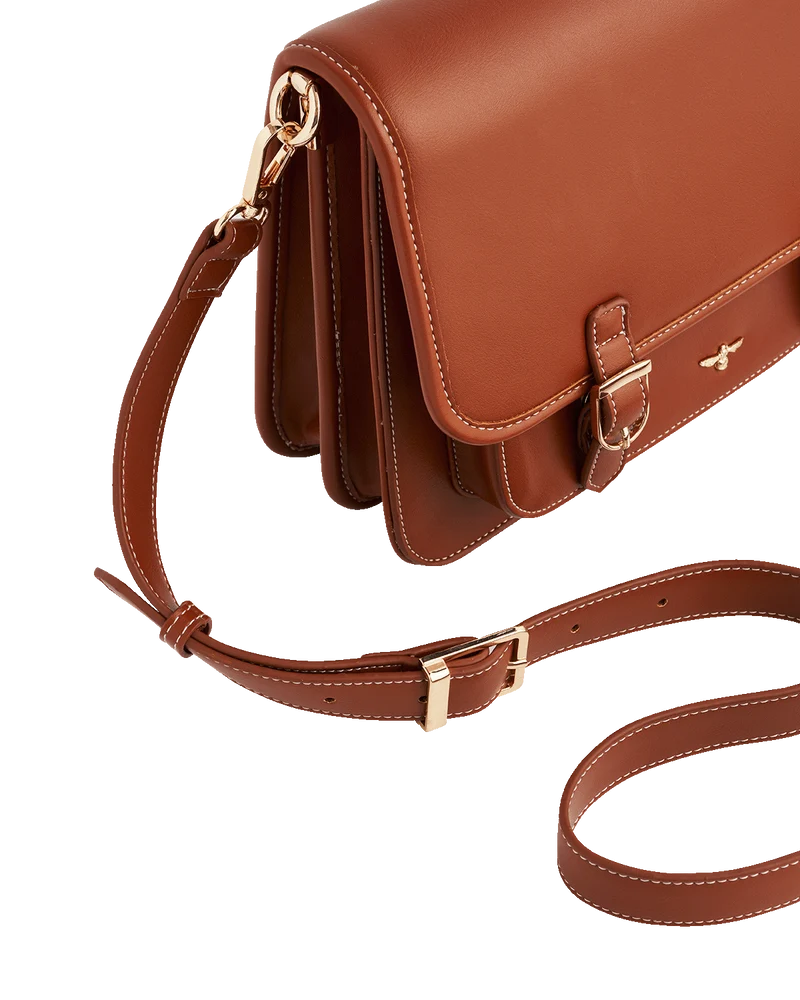 Tan Classic Satchel