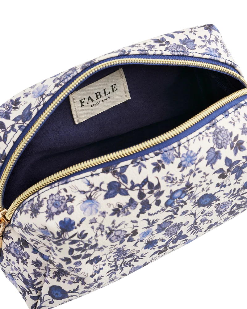Blue Ditsy Pouch Small