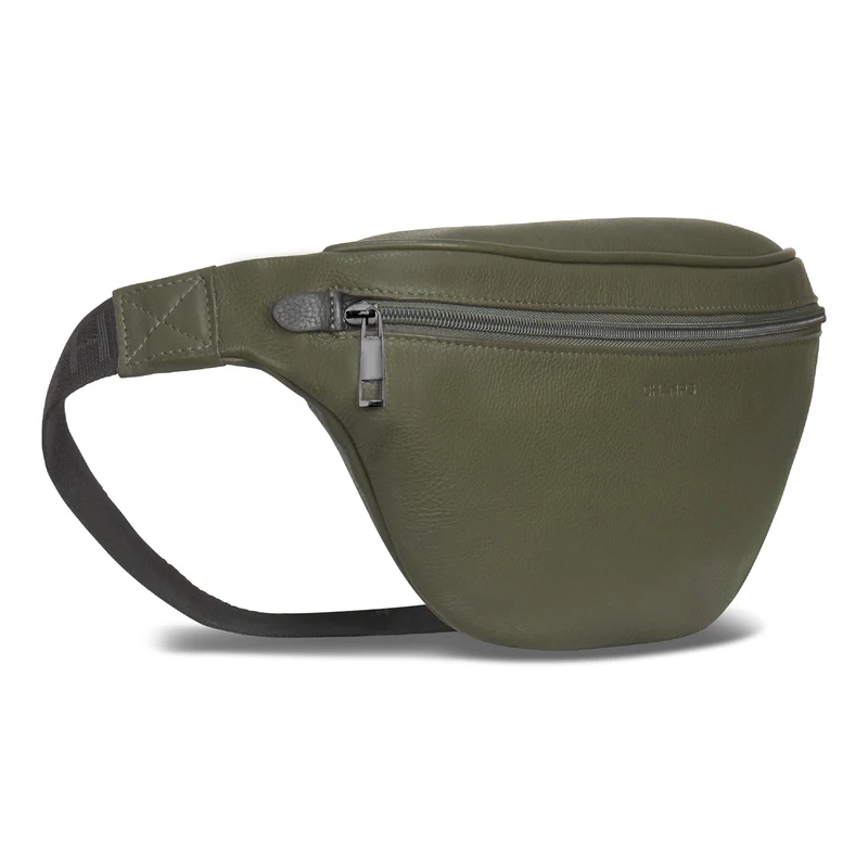 Onyx / Leather Waist-Pack *Drop Ship*