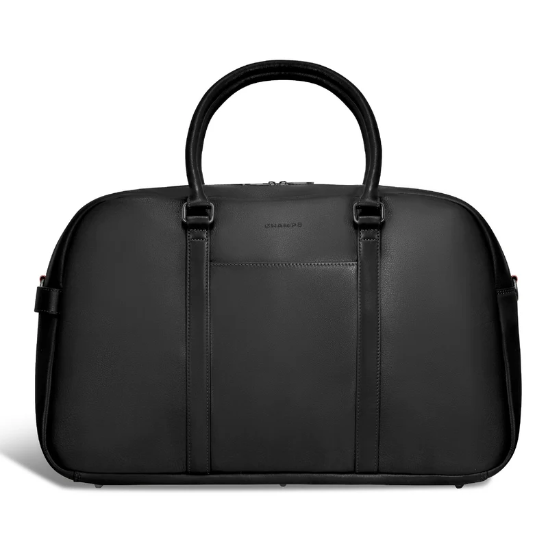 Onyx / Leather Duffle Bag *Drop Ship*