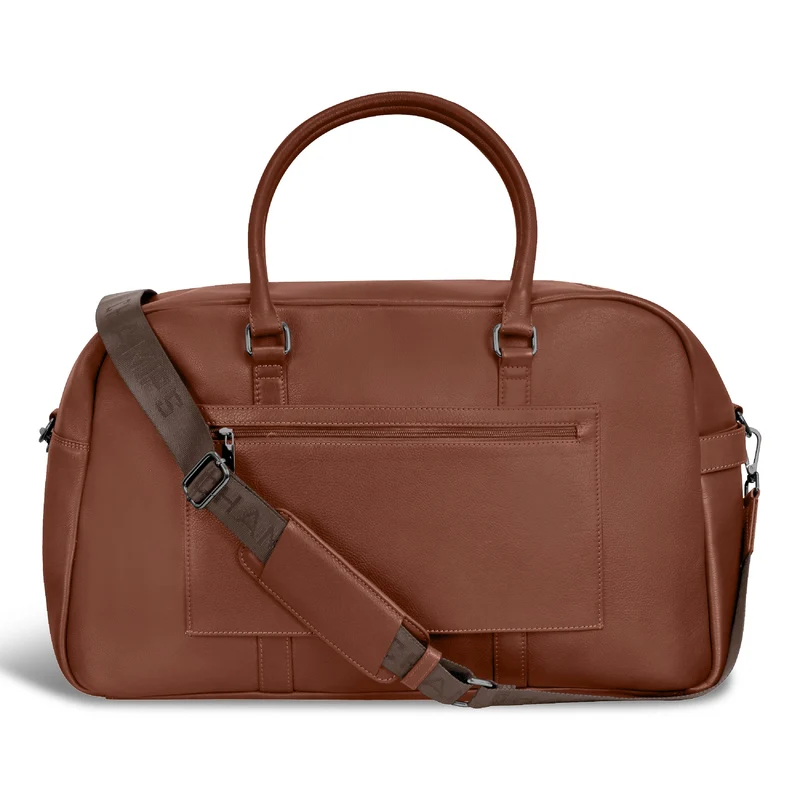 Onyx / Leather Duffle Bag *Drop Ship*
