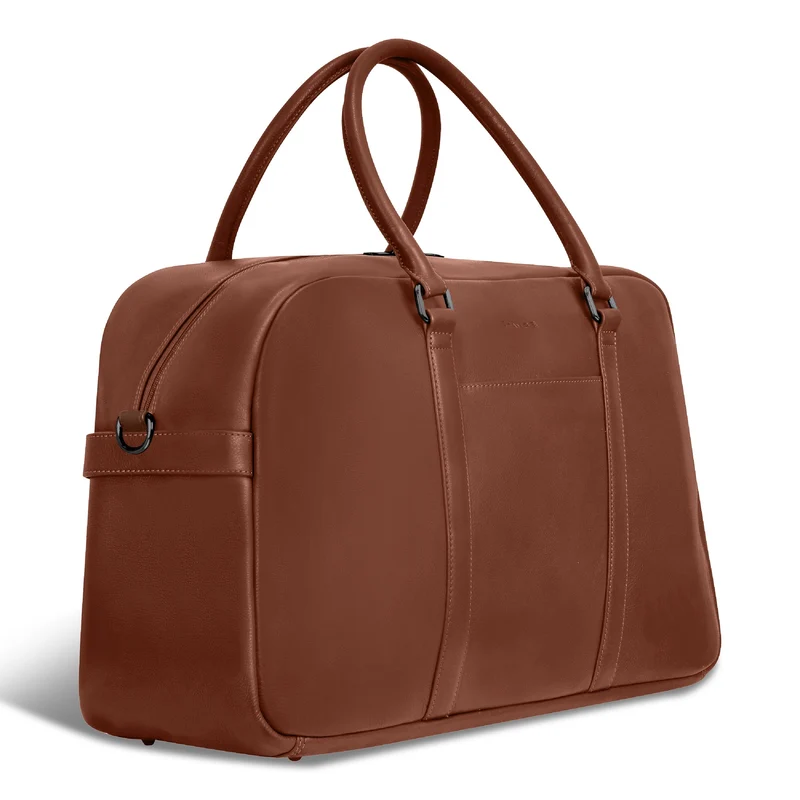 Onyx / Leather Duffle Bag *Drop Ship*