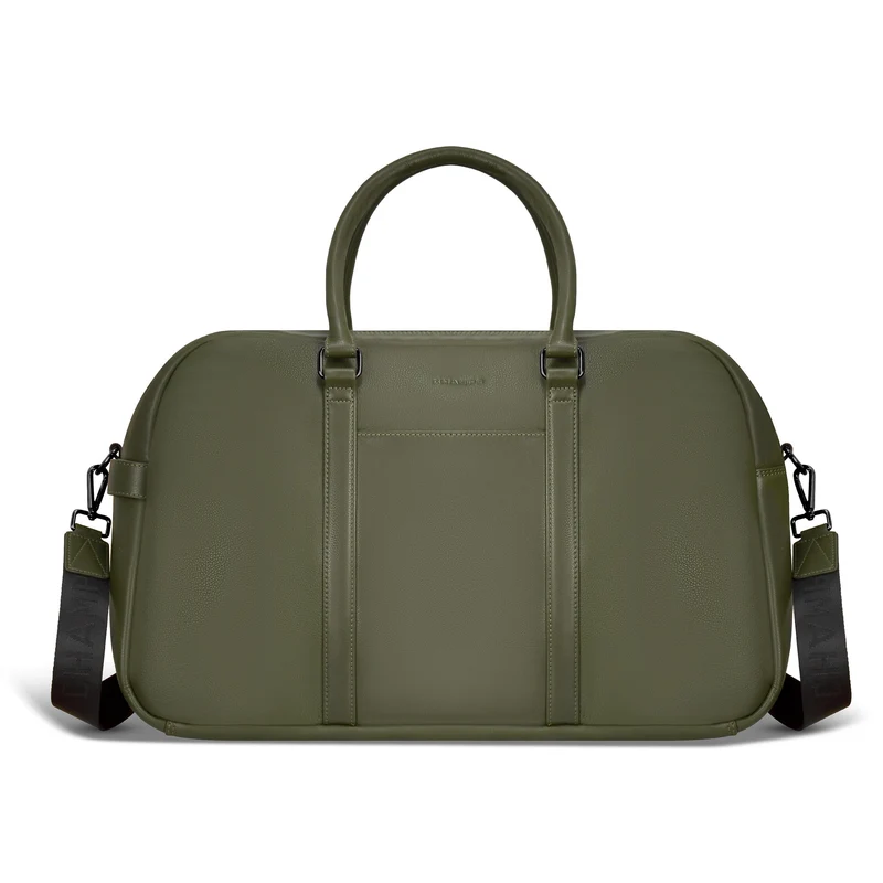 Onyx / Leather Duffle Bag *Drop Ship*