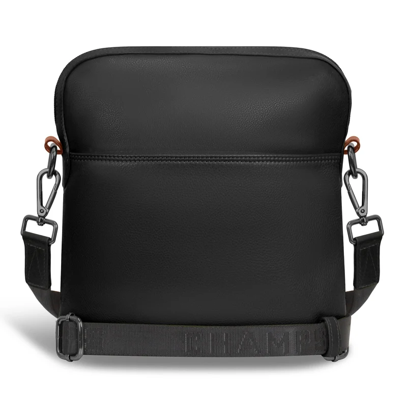 Onyx / Leather Cross-Body Bag *Drop Ship*