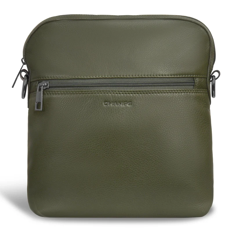 Onyx / Leather Cross-Body Bag *Drop Ship*