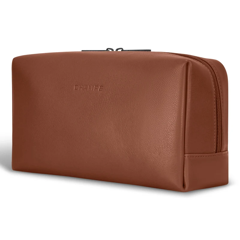 Onyx / Leather Toiletry Bag *Drop Ship*