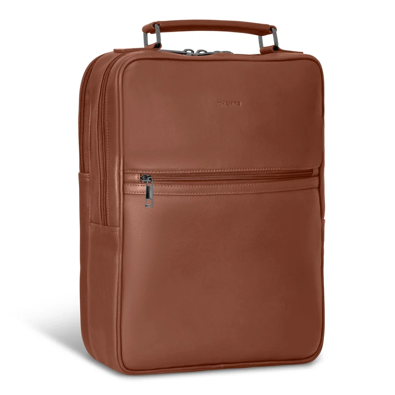 Onyx / Leather Compact Backpack *Drop Ship*