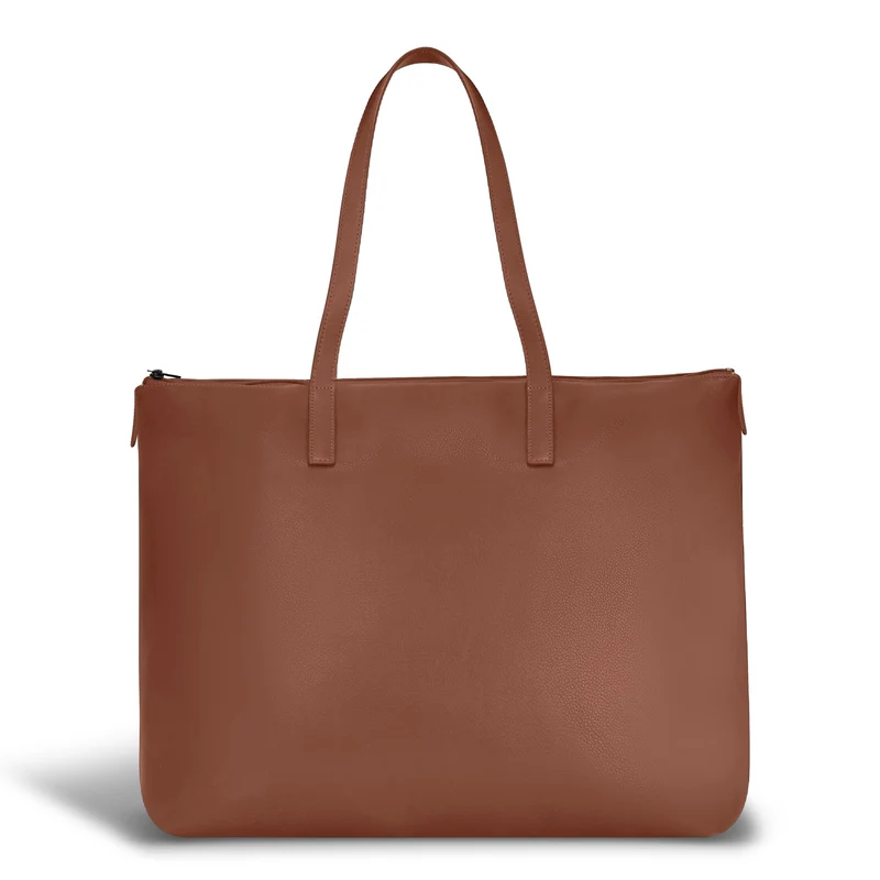 Onyx / Leather Business Tote *Drop Ship*