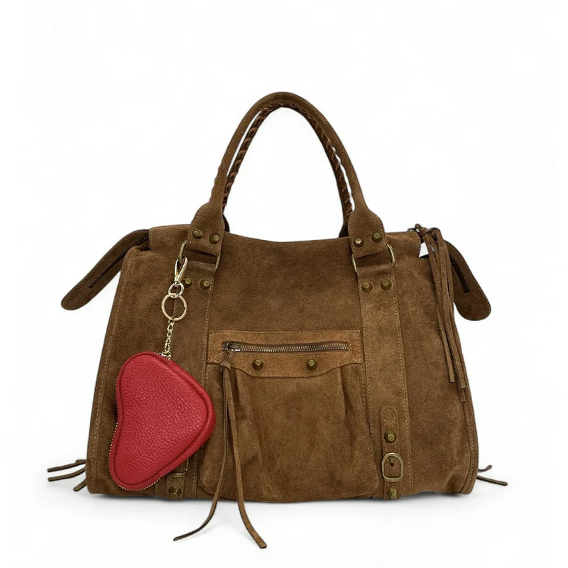 Porte-monnaie porte-clés en cuir grainé SWEETIE Rouge intense