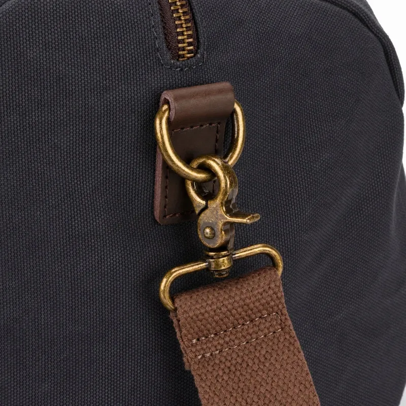 Sac bowling en toile et cuir LEDRU-ROLLIN Noir