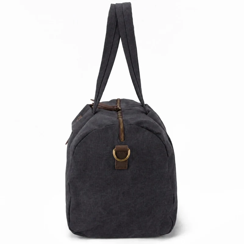 Sac bowling en toile et cuir LEDRU-ROLLIN Noir