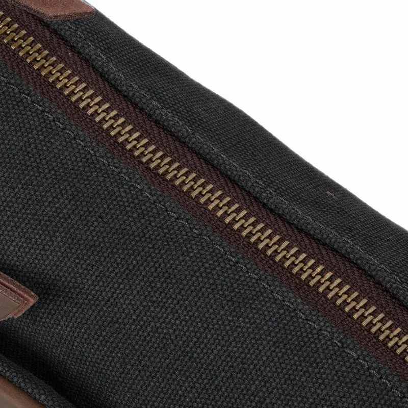 Sac trotteur en toile et cuir GARIBALDI Noir