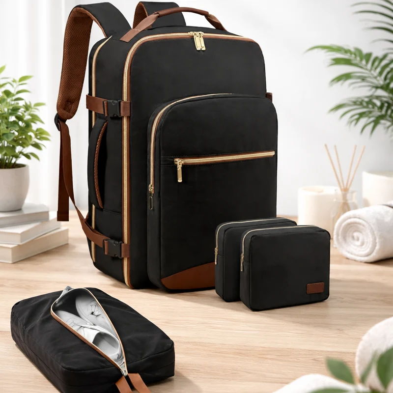 Sac à dos de voyage | Zen Compatible Cabine Glam (4 pièces)