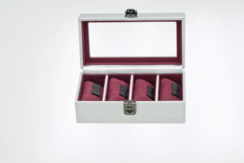 Coffret 4 Montres Davidt's Graphite Argent