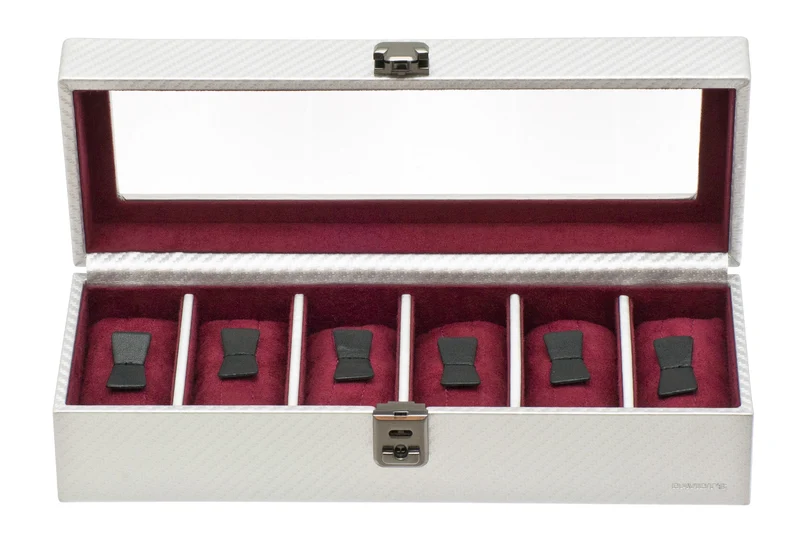 Coffret 6 Montres Davidt's Graphite Argent