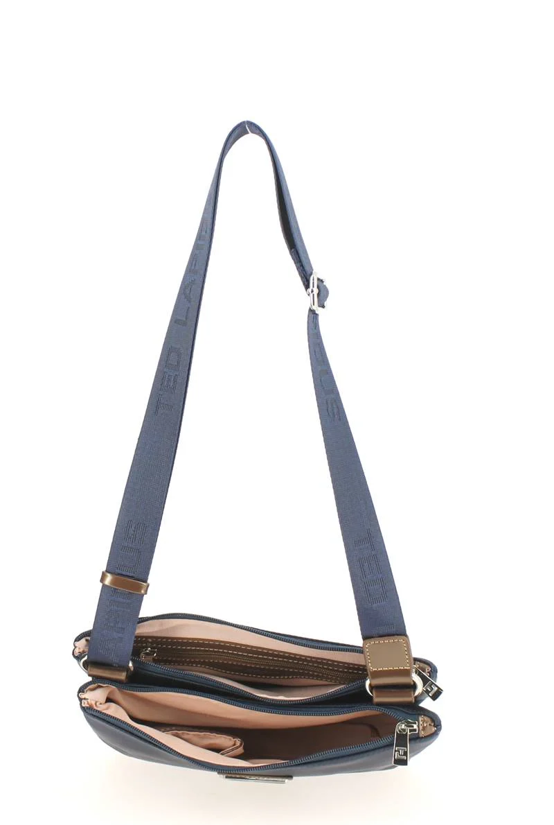 Petit sac bandoulière TED LAPIDUS Tonic Bleu marine