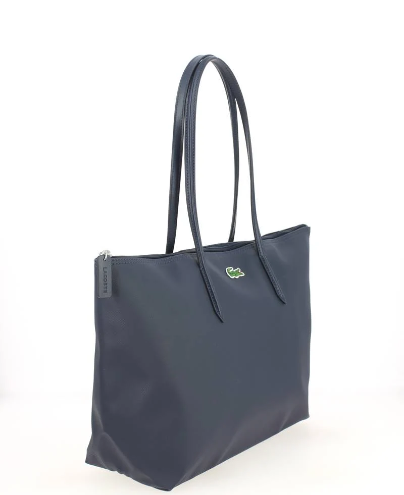 Grand sac shopping LACOSTE BLEU MARINE