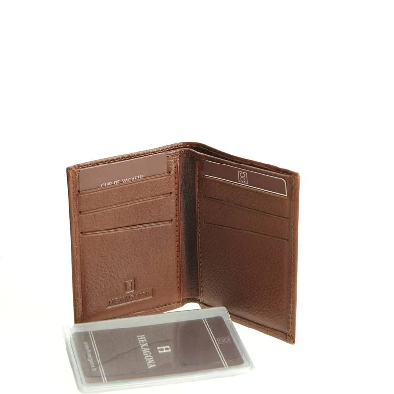 Porte cartes HEXAGONA Empire Marron