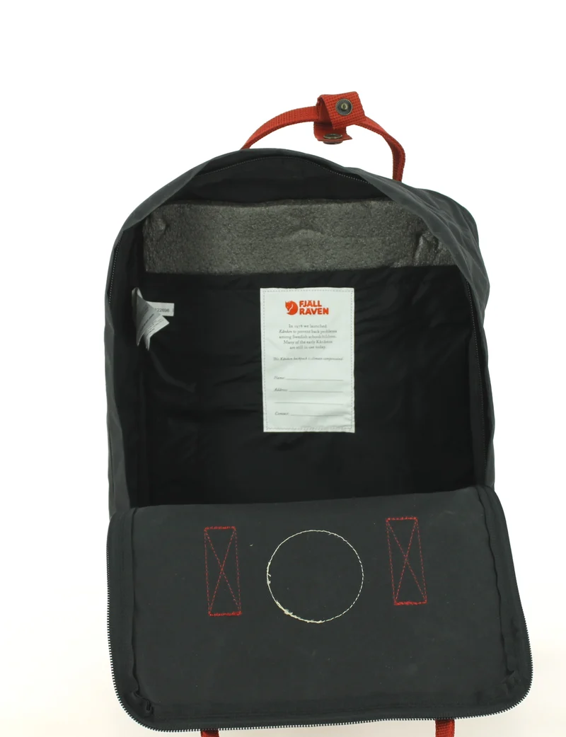 Sac à dos FJALLRAVEN Kanken Black/Ox Red