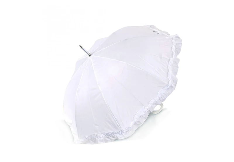 Parapluie Isotoner froufrou Blanc
