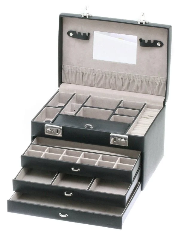 Coffret à bijoux DAVIDT'S Euclide Noir