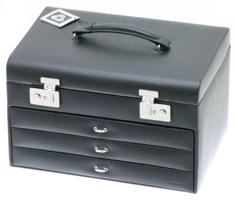 Coffret à bijoux DAVIDT'S Euclide Noir