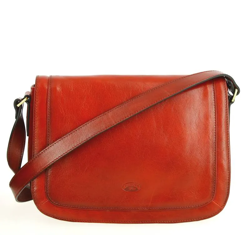Sac bandoulière femme cuir KATANA Rouge