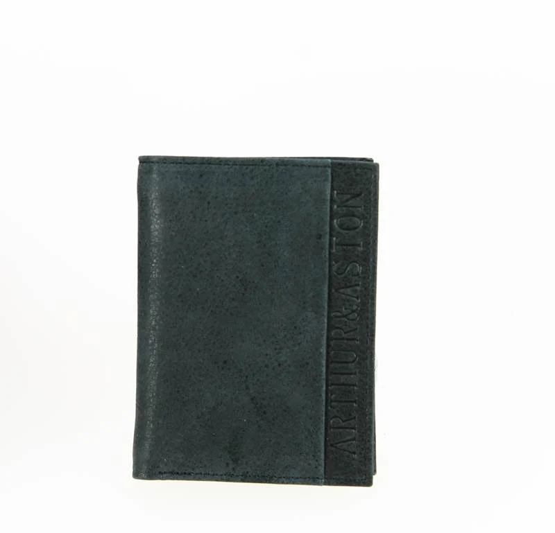 Porte-cartes Arthur et Aston cuir de vachette Noir